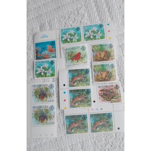 Timbres Neufs, Seychelles