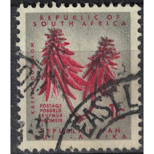 Afrique Du Sud 1968 Oblitéré Used Plante Erythrina Lysistemon Su