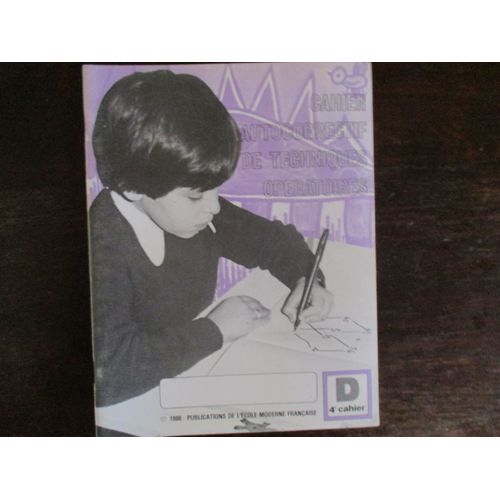 Cahier Autocorrectif De Techniques Opératoires D4
