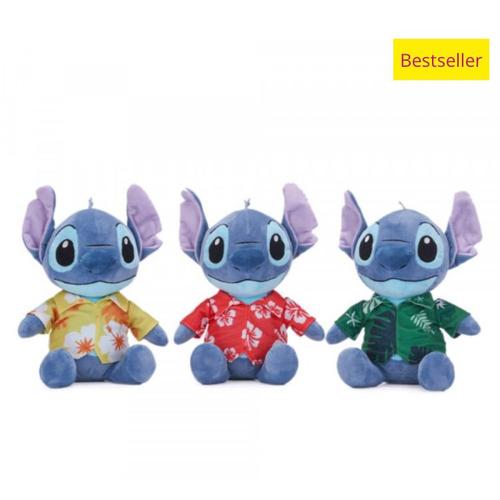 Stitch Peluche (Chemise Rouge Hawaï -Inédit)