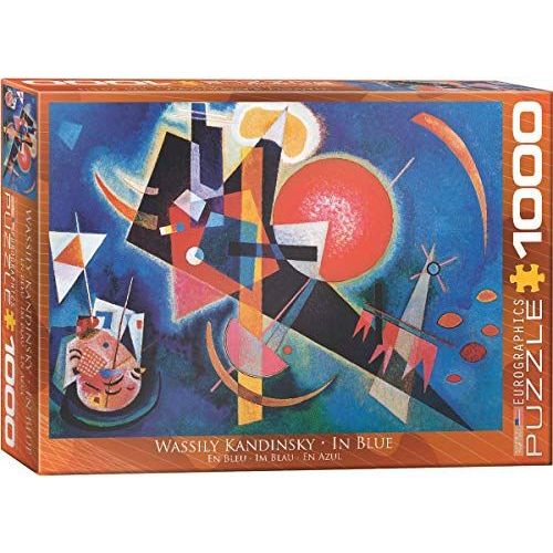 Eurographics In Blue By Kandinsky 1000 Piece Puzzle