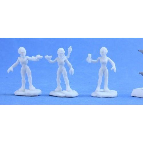 Reaper Miniatures Rem80045 Bones Chronoscope Gray Alien Scientist Sprue Miniature
