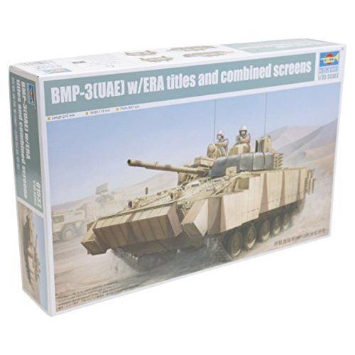 Trumpeter Bmp-3 (Uae) With Era Titles And Combined Screens Model Kit (135 Scale)