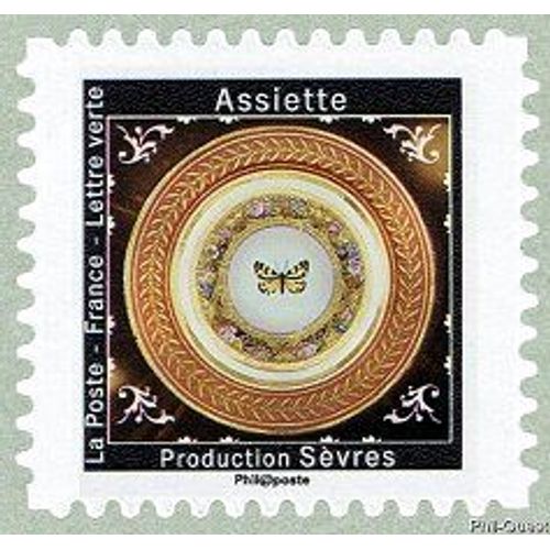 Assiette Production Sèvres Château De Fontainebleau