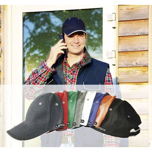 Upixx 4039 Basecap Nils brun bleue