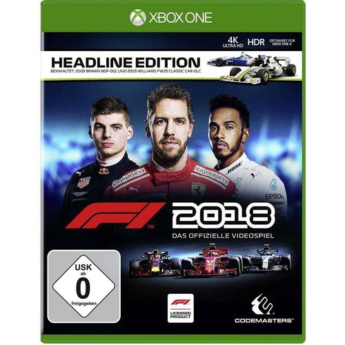 Codemasters F1 2018 Headline Edition Xbox One Import Allemand