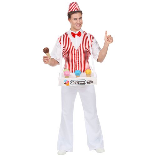 Déguisement Vendeur Crème Glacée Homme M/L