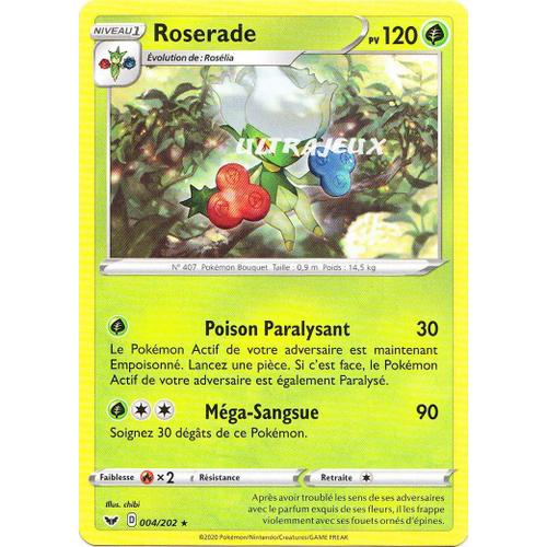 Pokémon - 4/202 - Eb01 - Epée Et Bouclier 1 - Roserade - Rare