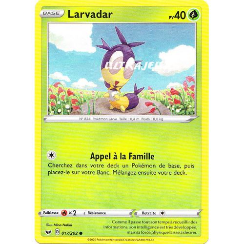 Pokémon - 17/202 - Larvadar - Eb01 - Epée Et Bouclier 1 - Commune