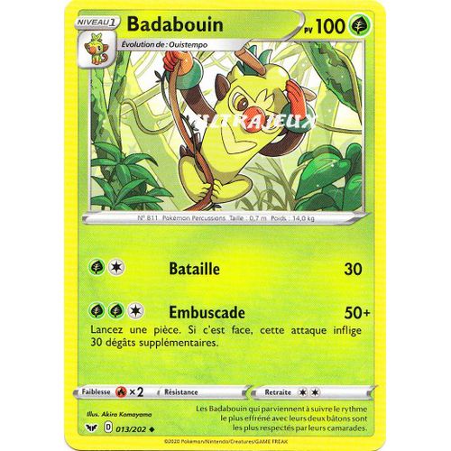 Pokémon - 13/202 - Badabouin - Eb01 - Epée Et Bouclier 1 - Peu Commune