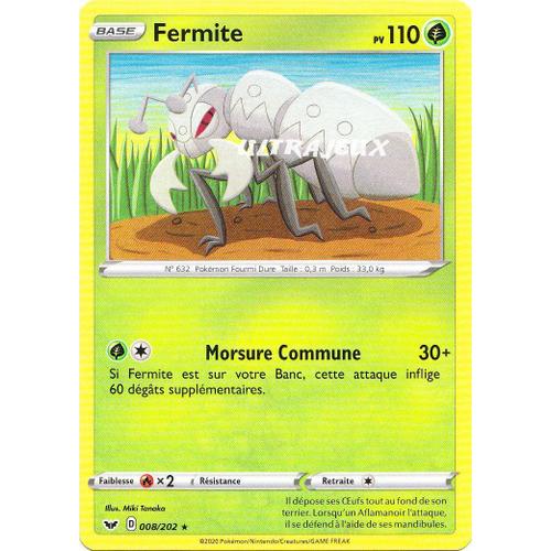 Pokémon - 8/202 - Eb01 - Epée Et Bouclier 1 - Fermite - Rare