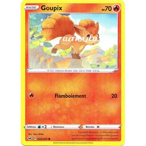 Pokémon - 22/202 - Goupix - Eb01 - Epée Et Bouclier 1 - Commune