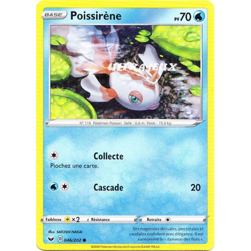 Pokémon - 46/202 - Poissirène - Eb01 - Epée Et Bouclier 1 - Commune
