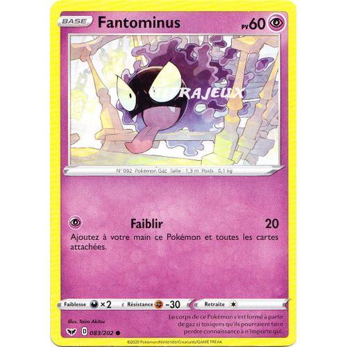 Pokémon - 83/202 - Fantominus - Eb01 - Epée Et Bouclier 1 - Commune