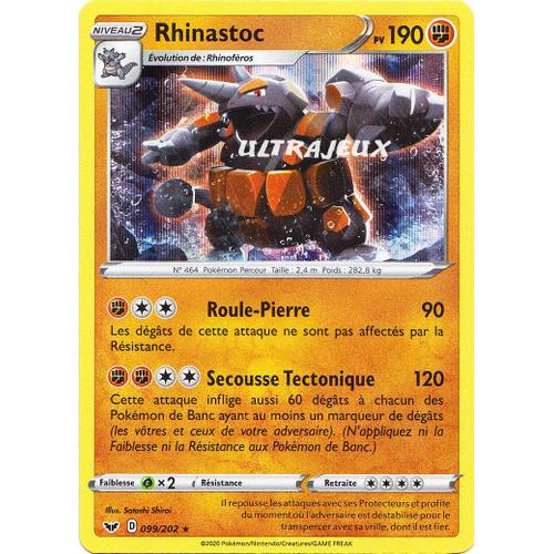 Pokémon - 99/202 - Rhinastoc - Eb01 - Epée Et Bouclier 1 - Holo Rare