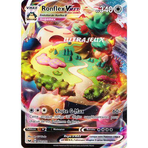 Neuve FR 142/202 Ronflex VMAX - E&B 01 Full Art Rainbow 