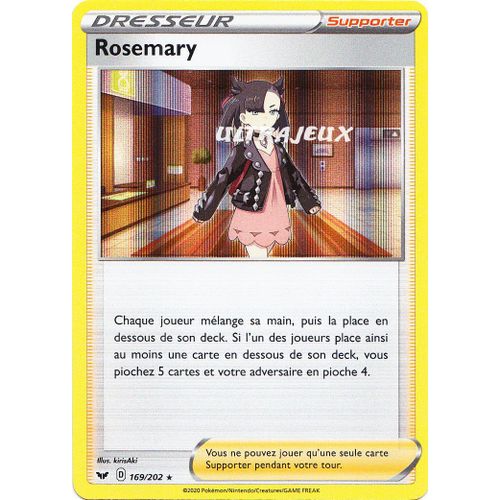 Pokémon - 169/202 - Rosemary - Eb01 - Epée Et Bouclier 1 - Holo Rare