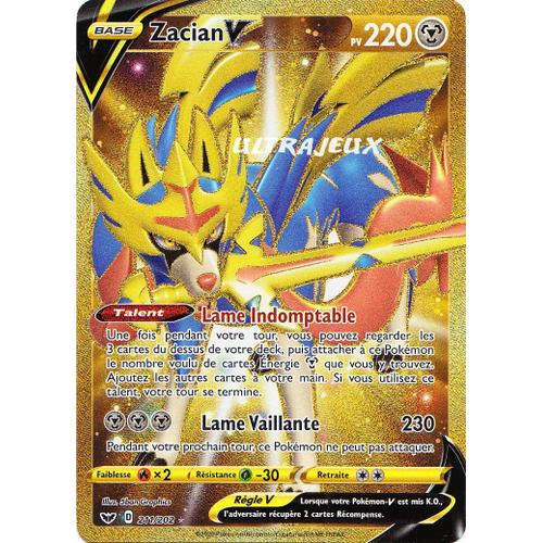 Pokémon - 211/202 - Zacian V - Eb01 - Epée Et Bouclier 1 - Secret Rare