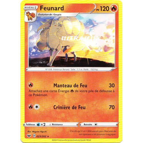 Pokémon - 23-R/202 - Feunard - Reverse