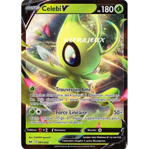 Pokémon - 1/202 - Celebi V - Eb01 - Epée Et Bouclier 1 - Ultra Rare