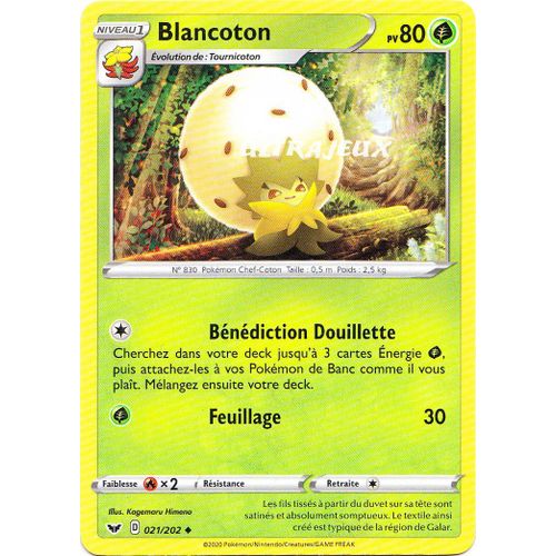 Pokémon - 21/202 - Eb01 - Epée Et Bouclier 1 - Blancoton - Peu Commune