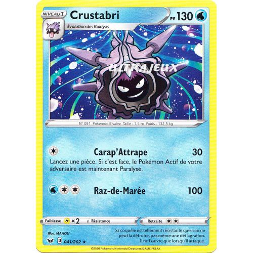 Pokémon - 41/202 - Eb01 - Epée Et Bouclier 1 - Crustabri - Rare