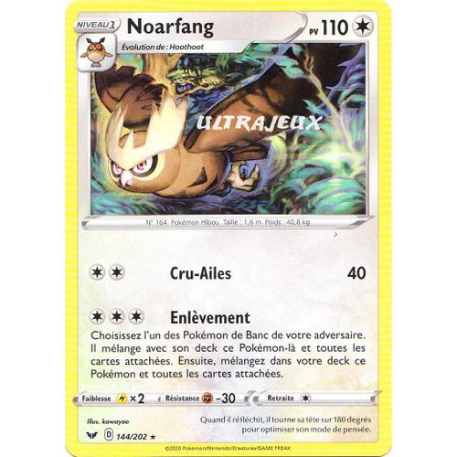 Pokémon - 144/202 - Noarfang - Eb01 - Epée Et Bouclier 1 - Rare