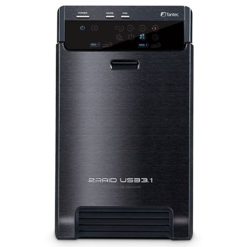 FANTEC QB-X2U31R noir 2 x 3,5 SATA Raid HDD USB 3.1