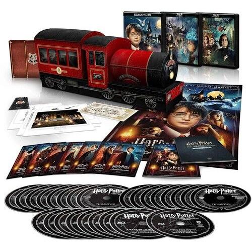 Harry Potter: Complete Collection - 20th Anniversary Hogwarts Express Edition - Limited All-Region 25-Disc Uhd & Blu-Ray Boxset With Book & Poster [Ultra Hd] Ltd Ed, Poster, Collector's Ed, With Book, Uk - Import