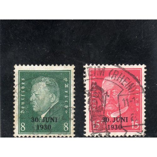 Timbres-Poste DAllemagne (Evacuation De Mayence Par Les Alliés)