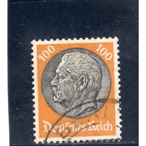 Timbre-Poste DAllemagne (Président Paul Von Hindenburg)