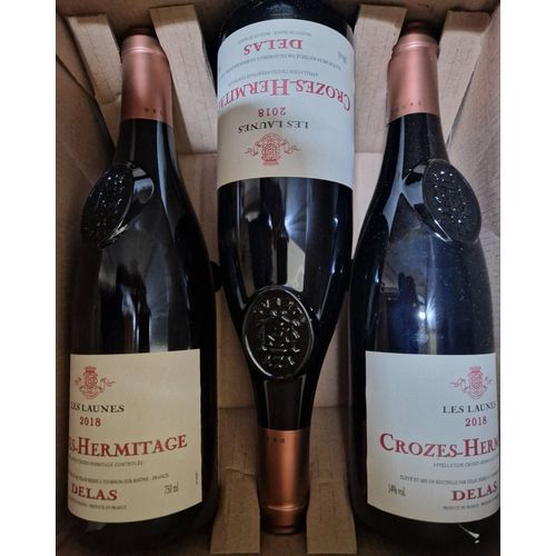 Carton De 6 Crozes Hermitage Delas Les Launes 2018