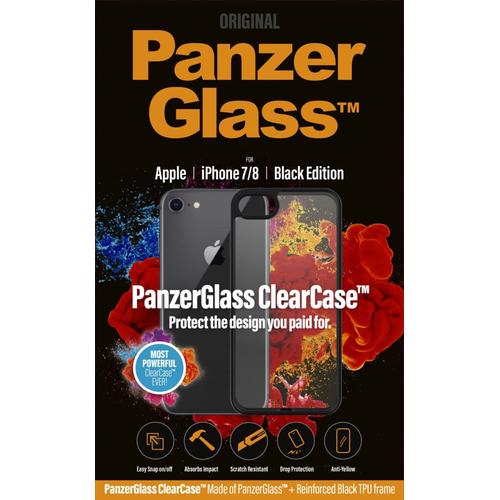 Panzerglass 0227 Coque De Protection Pour Téléphones Portables 11,9 Cm (4.7"") Housse Noir, Transparent; Panzerglass 0227, Housse, Apple, Iphone 7/8, 11,9 Cm (4.7""), Noir, Transparent