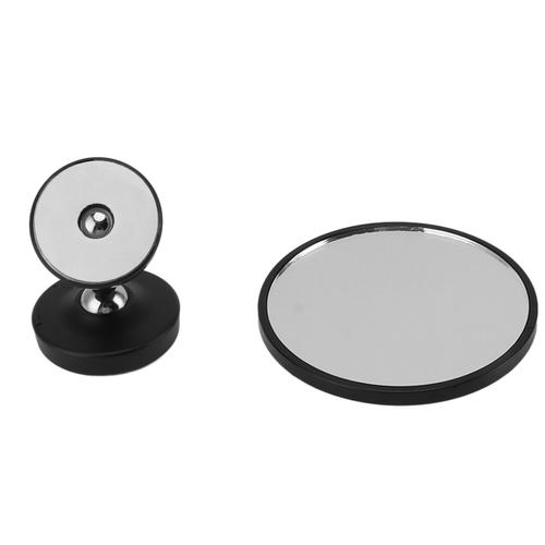 Miroir magnétique pour cafetière avec base rotative à 360 ¡ã, en alliage d'aluminium, double rotule, observation du débit de café, miroir réflecteur noir