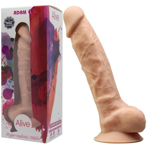 Gode Realiste En Silicone Et Silexpan Adam L - 21 Cm Alive Sextoys