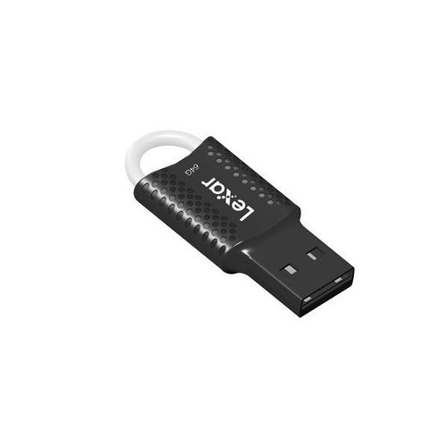 Lexar JumpDrive V40 - Clé USB - 64 Go - USB 2.0 - noir