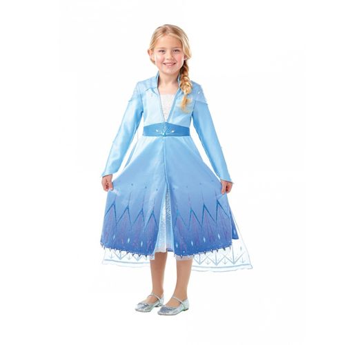 Déguisement Premium Elsa La Reine Des Neiges 2 Fille - Taille: 7 À 8 Ans (117 À 128 Cm)