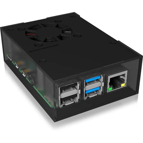 ICY BOX IB-RP108 - Boîtier de protection (compatible Raspberry Pi 4)
