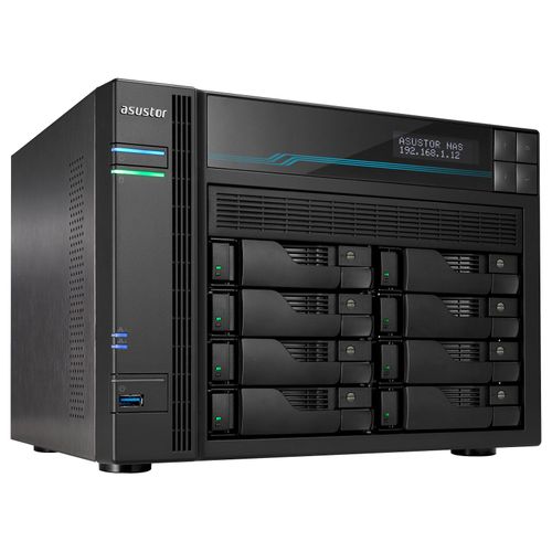 ASUSTOR AS6508T - Barebone Serveur NAS 8 baies 8 Go DDR4 Intel Atom C3538 - 2x 10 GbE + 2x 2.5 GbE