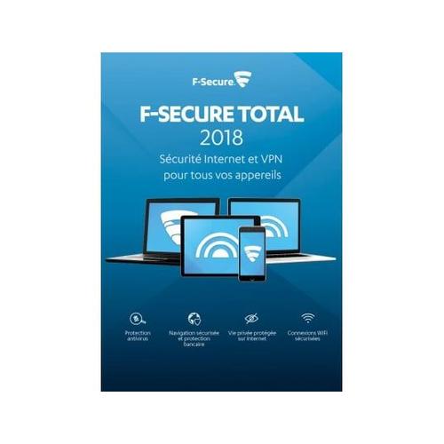 F-Secure F-Secure Total (1 An /3 Appareils) Attac Noir