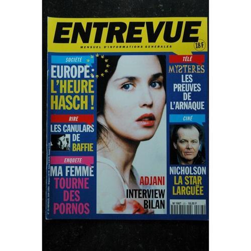 Entrevue 23 1994 Juin Adjani Jack Nicholson Andie Macdowell Guy Roux Jean Reno Nick Ta Mère