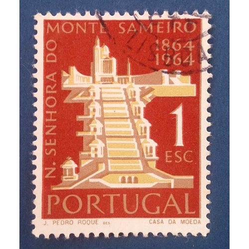 Timbre Portugal - 1 Esc. - 1964 - N Senhora Do, Monte Sameiro