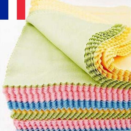 Lot De 10 Chiffon De Nettoyage Microfibre Lunettes Téléphone Écran Tablette