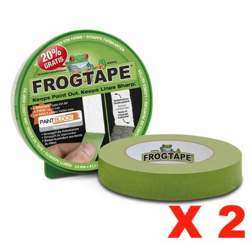 Ruban de masquage multisurfaces Frogtape 50 m x 24 mm - 1 rouleau