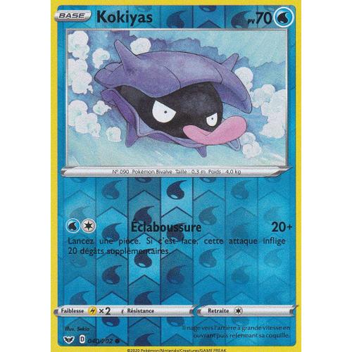 Carte Pokemon - Kokiyas -040/202 - Reverse - Épée Et Bouclier