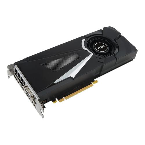 MSI GTX 1070 Ti AERO 8G - Carte graphique - GF GTX 1070 Ti - 8 Go GDDR5 - PCIe 3.0 x16 - DVI, HDMI, 3 x DisplayPort