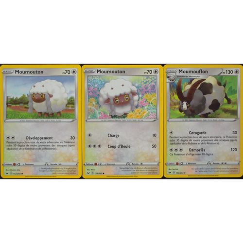 Epée & Bouclier - Moumouton (152) + Moumouton (153) + Moumouflon (154/202)