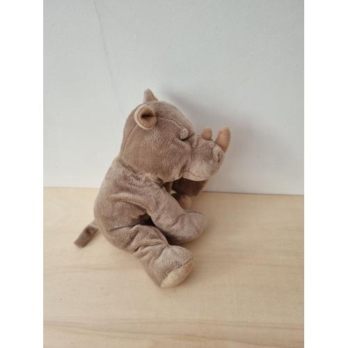 Doudou Peluche Rhinocéros Gris Jungolo Fron Africa