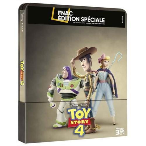 Toy Story 4 - Édition Limitée Exclusive Fnac - Boîtier Steelbook Blu-Ray 3d + Blu-Ray 2d + Blu-Ray Bonus + Livret