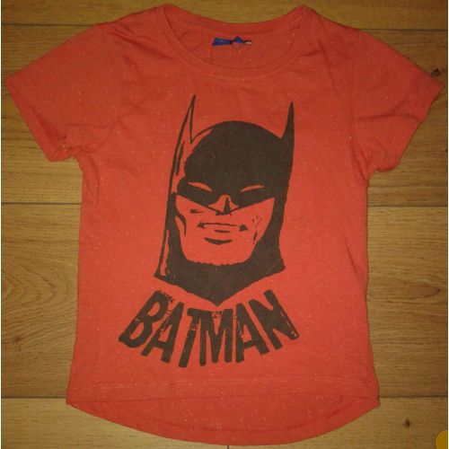 T-Shirt Batman 6 Ans / 116 Cm Orange